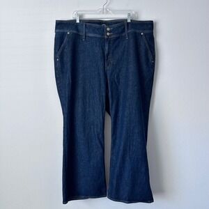 J. Crew Dark Wash Denim Jeans Double Button‎ High Rise Women Size 37